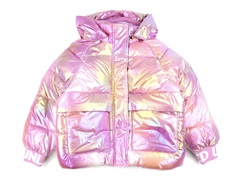 Name It moonlite mauve shiny puffer winter jacket